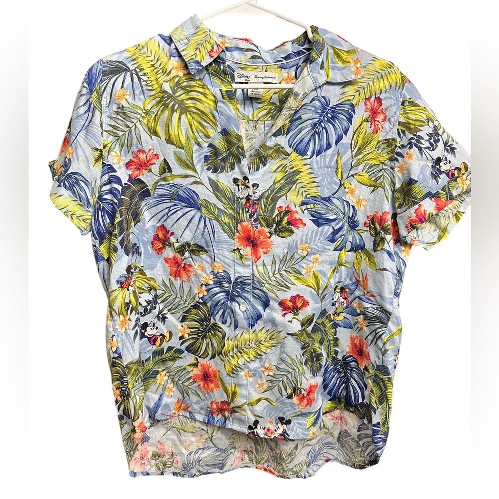 LIMITED EDITION Tommy Bahama Disney Jungle Jubilee Linen Shirt XS Mickey Rare - Picture 4 of 5